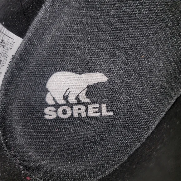 SOREL Kinetic Rush Ripstop City Sneakers Women's 10M black EUC - Picture 5 of 8